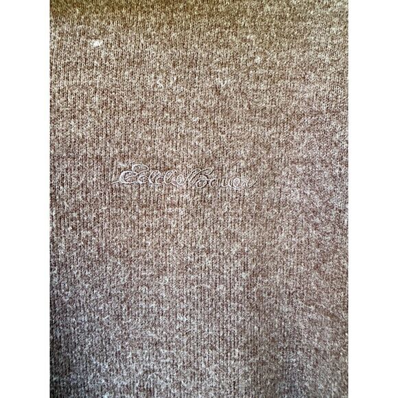 Eddie Bauer Brown 1/4 zip fleece Mens XXL - Picture 3 of 9